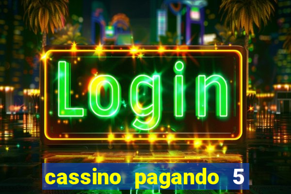 cassino pagando 5 reais no cadastro